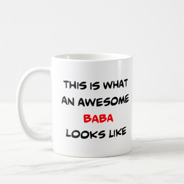 Caneca De Café z baba1, incrível (Esquerda)