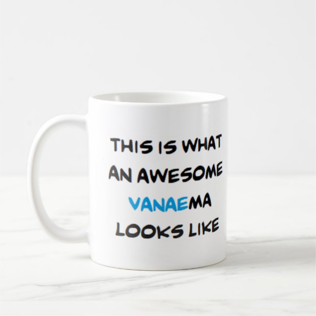 Caneca De Café z vanaema, incrível (Esquerda)