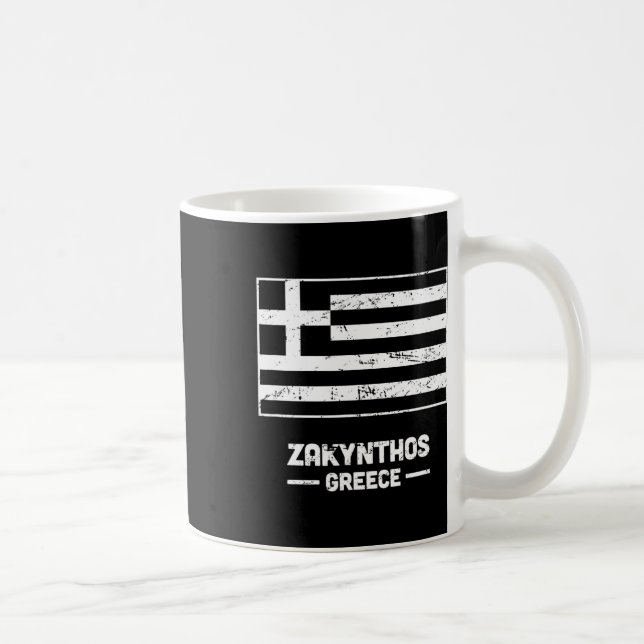 Caneca De Café Zacinto Grécia - Ilha Jônica Grega Zacinto (Direita)