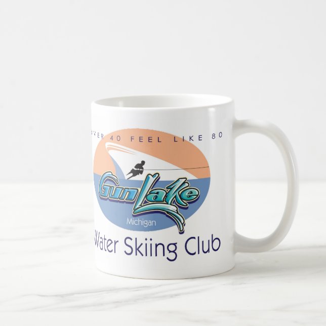 Caneca De Café Zack, parte dianteira do lago gun (Direita)
