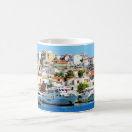 Caneca De Café Zante Grécia Porto Marina Summer