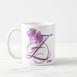 Caneca De Café Zara rosa rosa-rosa personalizável