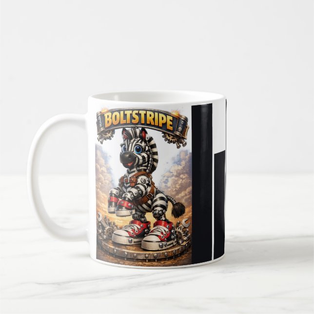Caneca De Café Zebra Boltstripe (Esquerda)