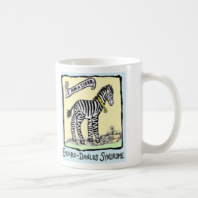 Caneca De Café Zebra-EDS 02, nós precisamos uma cura! Aumentando (Direita)
