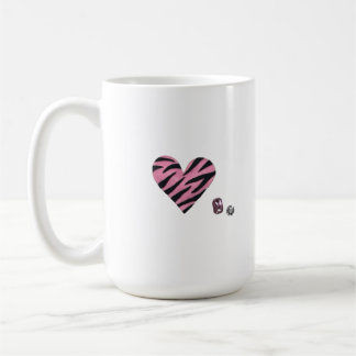 Caneca De Café Zebra-heart