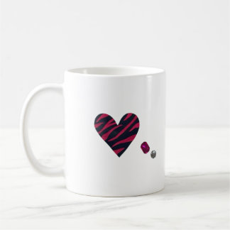 Caneca De Café Zebra-heart