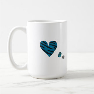 Caneca De Café Zebra-heart
