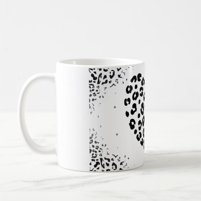 Caneca De Café Zebra love Grußkarte (Esquerda)