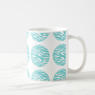 Caneca De Café Zebra Print Bolinhas Mug