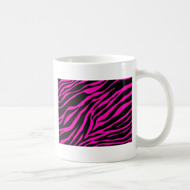 Caneca De Café zebra rosa (Direita)