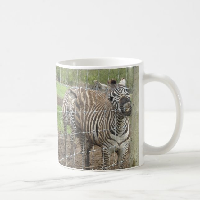 Caneca De Café Zebra sorridente (Direita)
