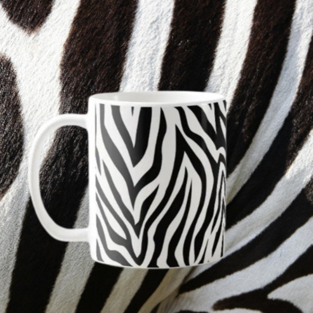 Caneca De Café Zebra Stripes (Criador carregado)
