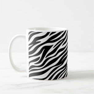 Caneca De Café Zebra Stripes Padrão Sem Costura Impressão Animal-
