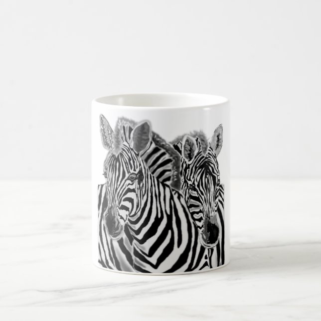 Caneca De Café Zebras - Abraço - Desenho (Centro)