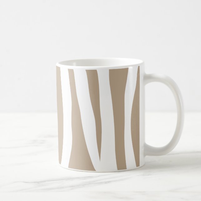 Caneca De Café Zèbre beige (Direita)