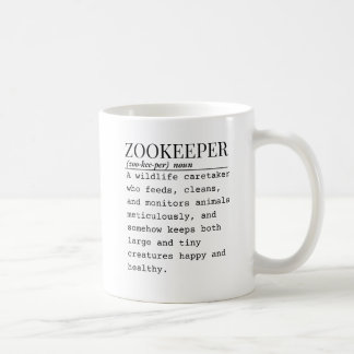 Caneca De Café Zelador de zoológico