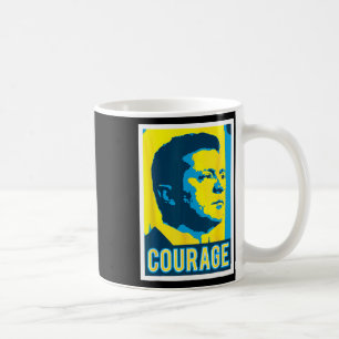 Caneca De Café Zelensky - Camisa Coragem Fique Com a Ucrânia
