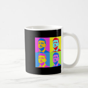 Caneca De Café Zelensky Fica Com a Ucrânia Ucranianos Suporte Pop
