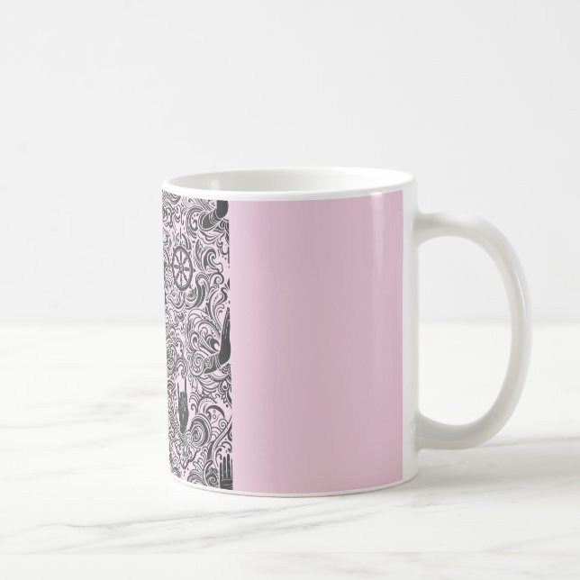 Caneca De Café Zen Buddhist Mudras Hand Gestures Graphic Cup (Direita)