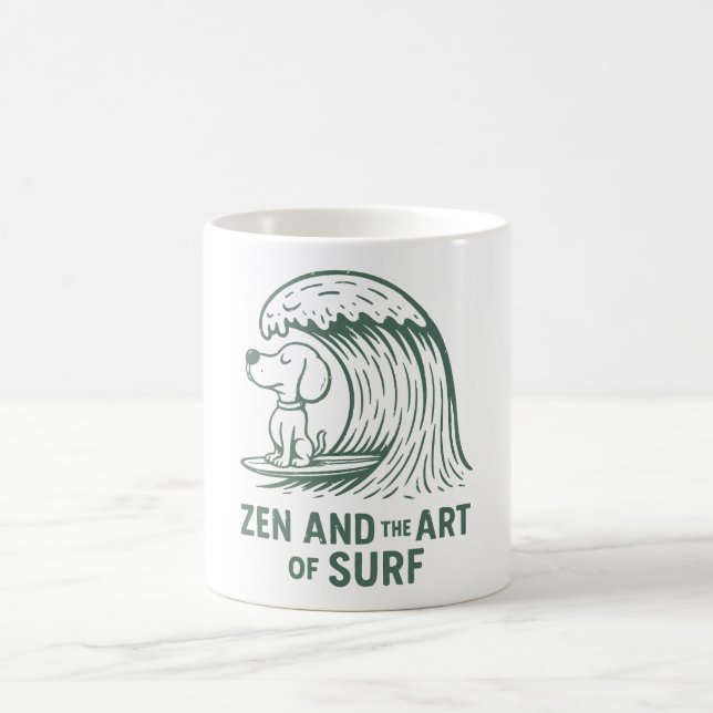 Caneca De Café Zen e a Arte do Surf (Centro)