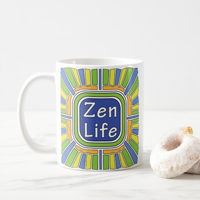 Caneca De Café Zen Life para mim (Com Donut)