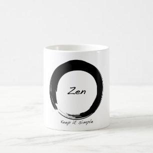 Caneca De Café Zen: Mantenha-o simples