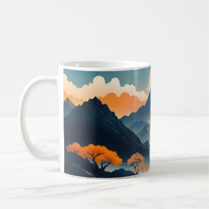 Caneca De Café Zen Mountain Sunrise
