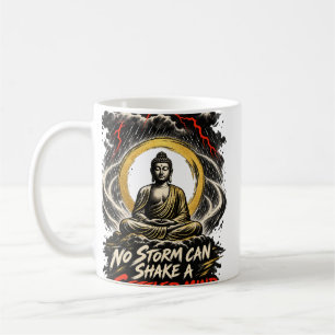 Caneca de Café Zen 'Nenhuma Tempestade Abala uma M