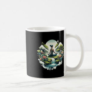 Caneca De Café Zen Yoga Cachoeira Meditação Pacífico Bem-Estar N