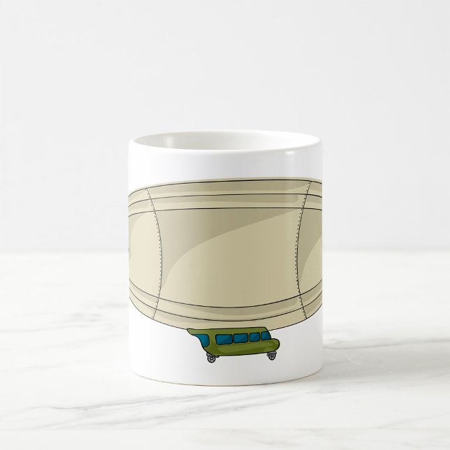 Caneca De Café Zeppelin Dirigível Retro Ficção Científica Blimp (Criador carregado)