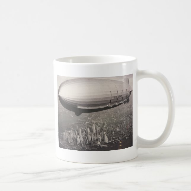 Caneca De Café Zeppelin sobre Nova Iorque (Direita)