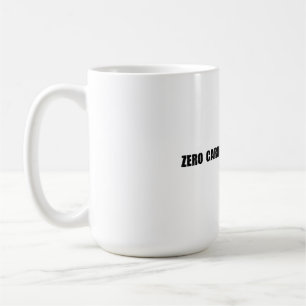 Caneca De Café Zero de emissões de carbono