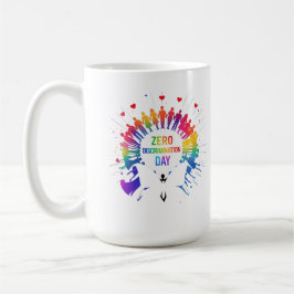 Caneca De Café Zero Discrimination Day