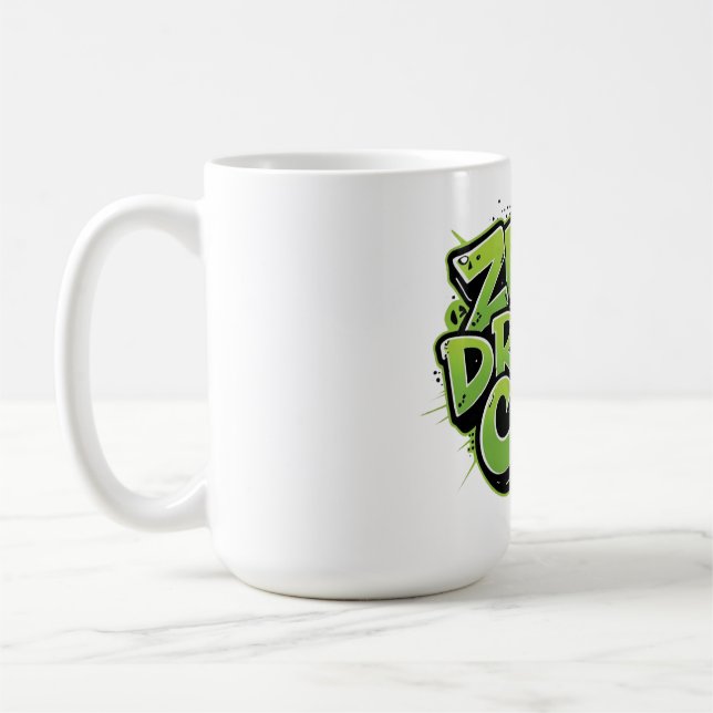 Caneca De Café Zero Drama Club Mug - Engraçado General Z Sarcasti (Esquerda)