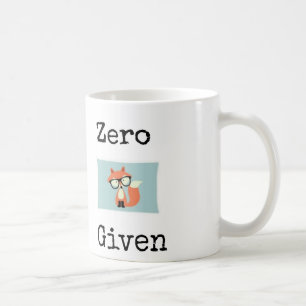 Caneca De Café Zero" raposa" dada