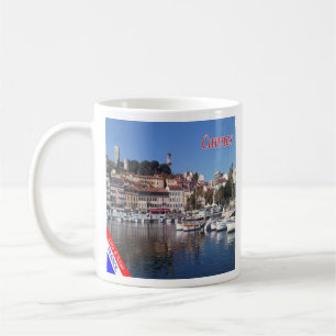 Caneca De Café zFR151 CANNES, Riviera francesa, França,