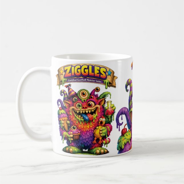 Caneca De Café Ziggles da Série Monstros da Travessura (Esquerda)