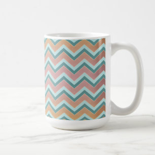 Caneca De Café ZigZag - Cores Aquecidas Moles