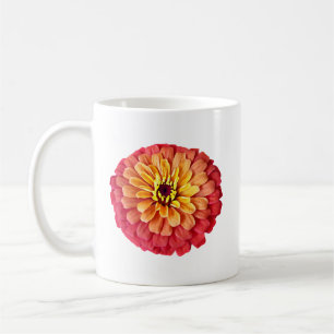Caneca De Café Zinnia em tons de laranja