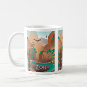 Caneca De Café Zion National Park Mug