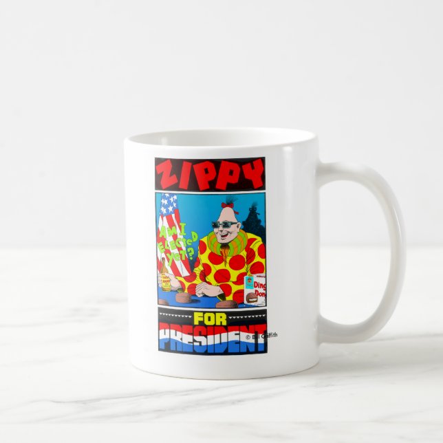 Caneca De Café Zippy para o presidente (Direita)