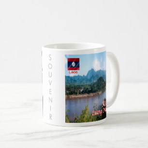 Caneca De Café zLA006 LUANG PRABANG Mekong, Laos, Ásia,