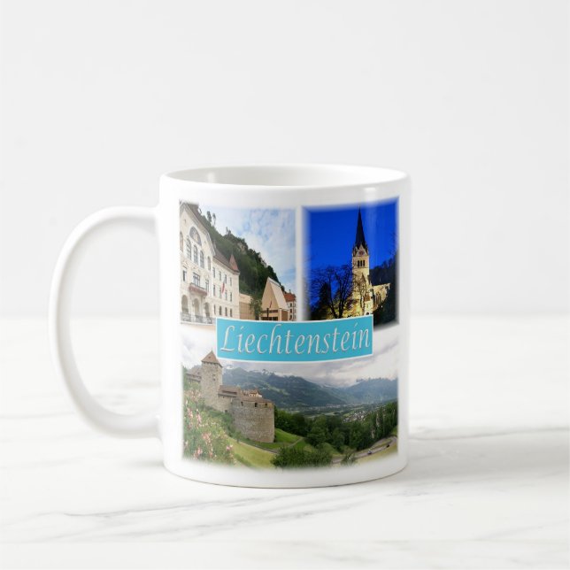 Caneca De Café zLI003 VADUZ Liechtenstein, (Esquerda)