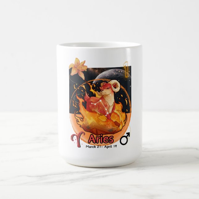 Caneca De Café Zodiac - Aries Mug (Centro)