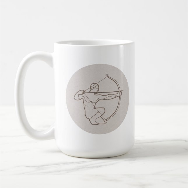 Caneca De Café Zodiac sign Sagittarius (Esquerda)