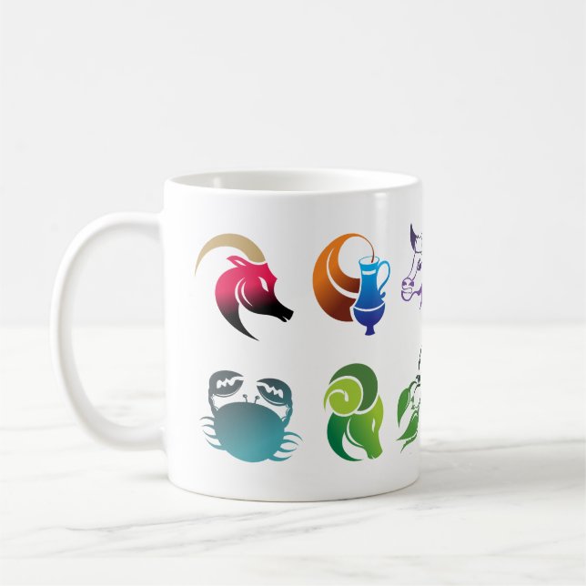 Caneca De Café Zodiac Sinais (Esquerda)