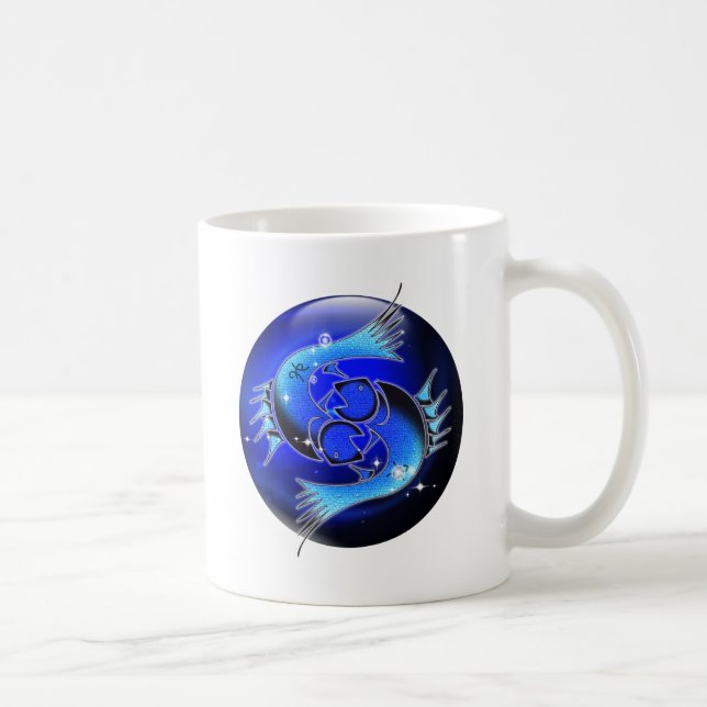 Caneca De Café Zodíaco do Dungeon do artesanato - peixes (Direita)