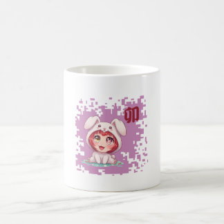 Caneca De Café Zodíaco japonês Kawaii coelho – Ano do coelho