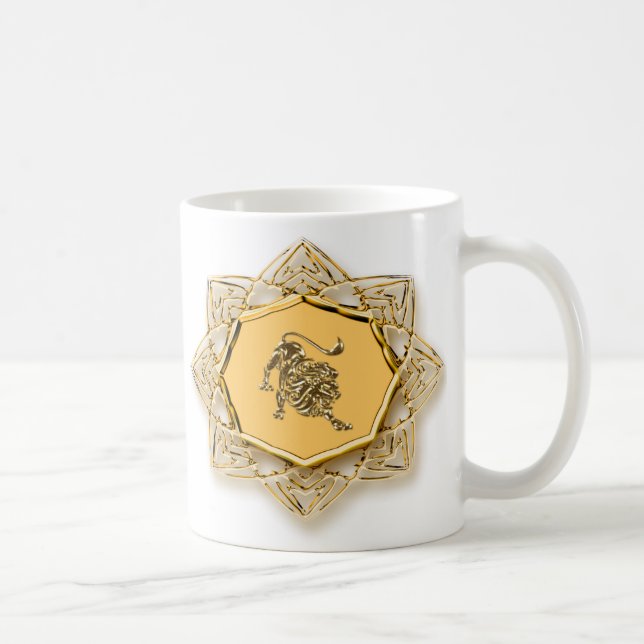 Caneca De Café Zodíaco Leo (Direita)