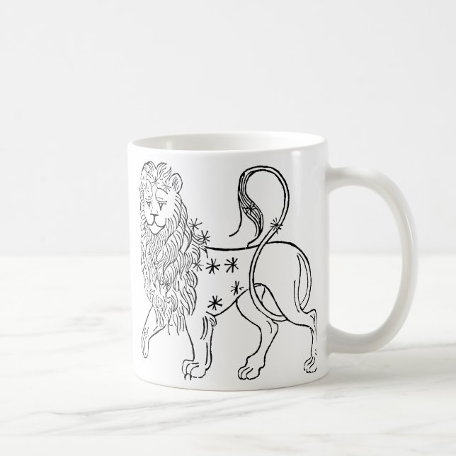 Caneca De Café Zodíaco: Leo, 1494 (Direita)